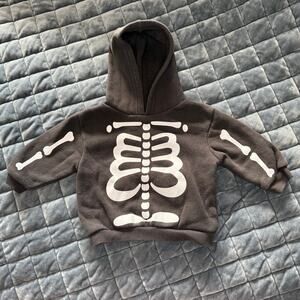 Miniwear skeleton hoodie size 3-6m